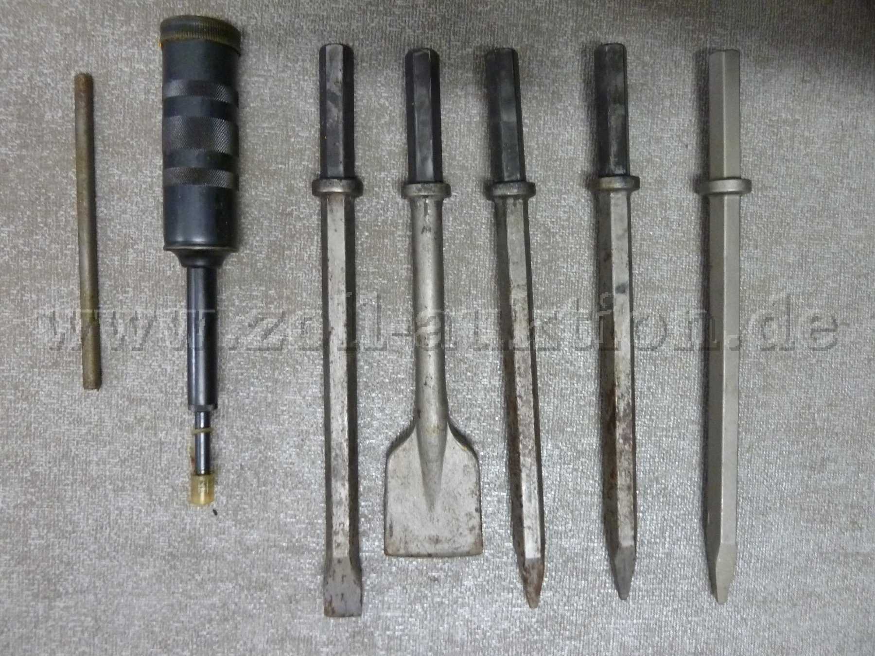 Abbruchhammer 2 fünf Meißel