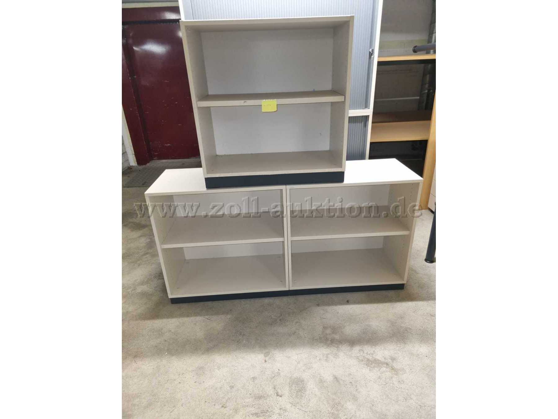 Aktenregale Kiesel/Grau