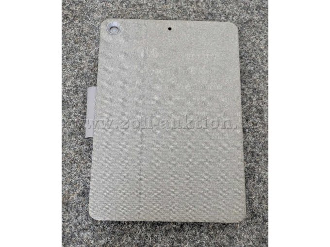 iPad 8 geschlossen Rückseite Hülle Logi mit Tastatur (Beispielbild)