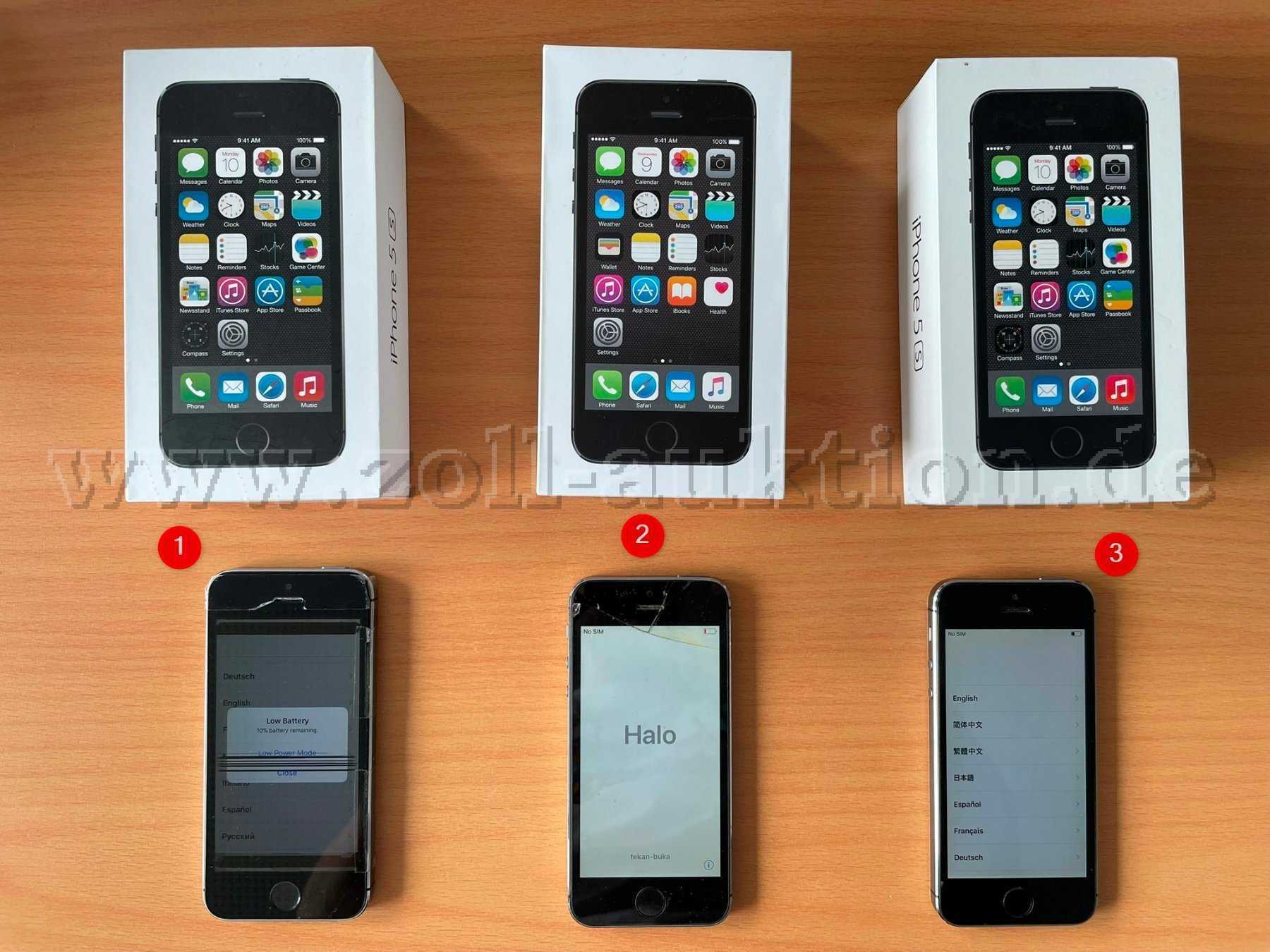 Ansicht aller Apple iPhone