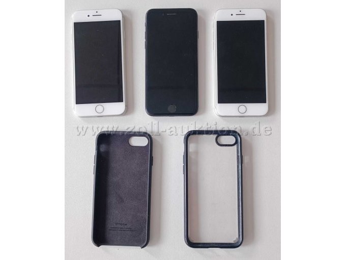 Vorderseite iPhones mit Hüllen