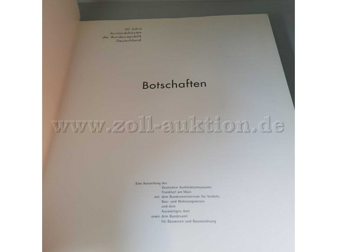 Botschaften - Haupttitelseite