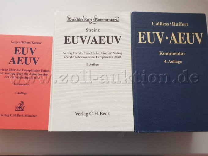 Bücher zum Thema EUV / AEUV - Haupttitelseite