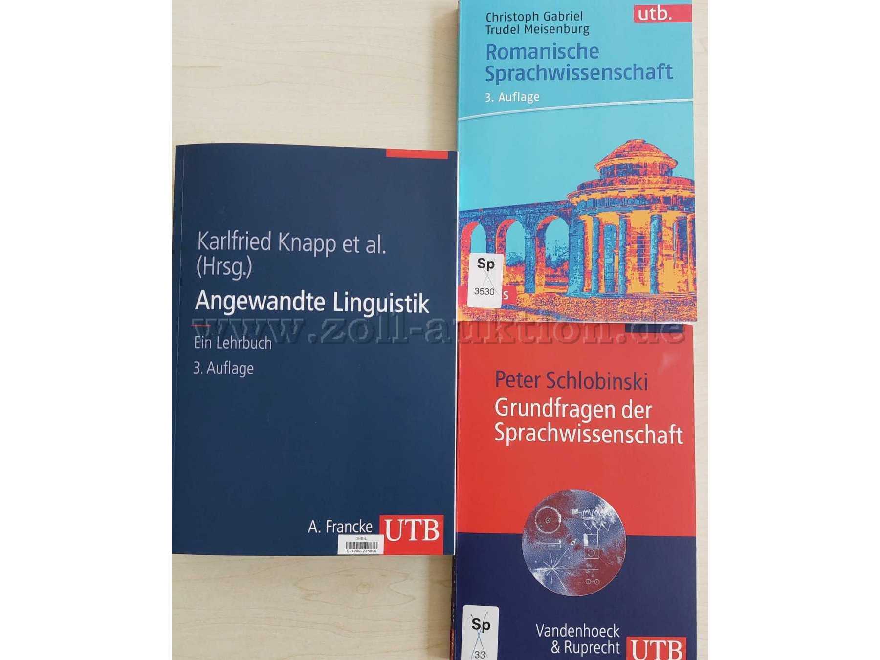 Sprachwissenschaften 3 Bände