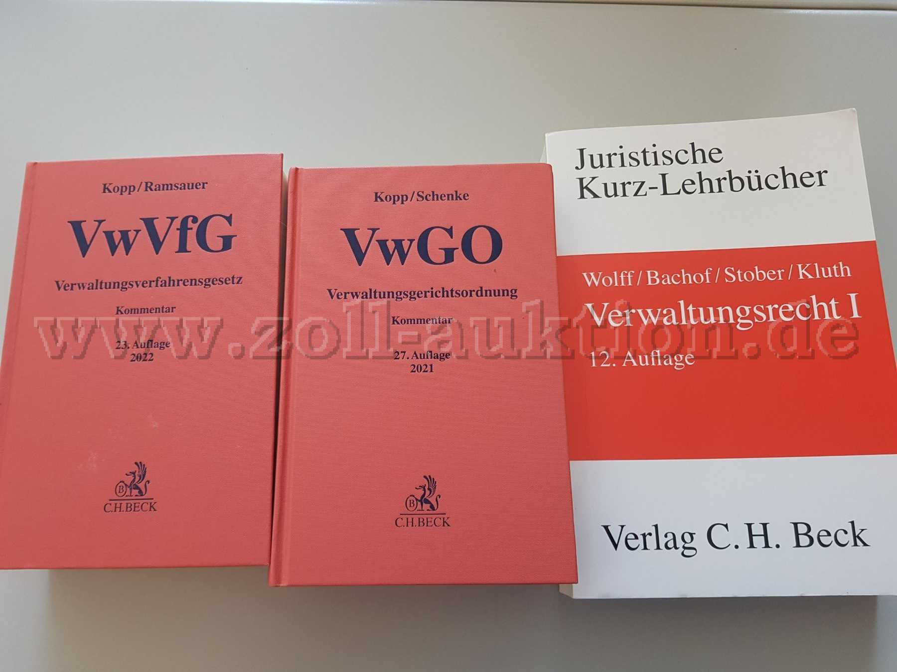 Bücher zum Thema VwGo, VwVfG und Verwaltungsrecht - Cover