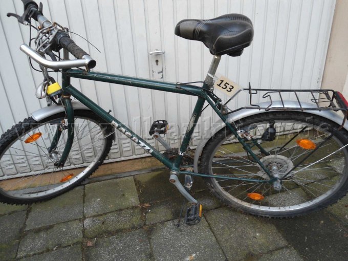 mit Gepäckträger und Seitenständer