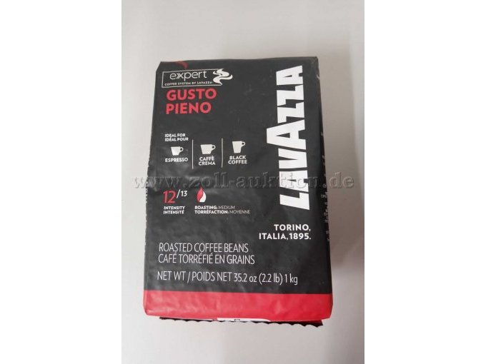 Beutel Kaffeebohnen Lavazza Expert Gusto Pieno á 1 kg, ovp.
MHD 05/2026