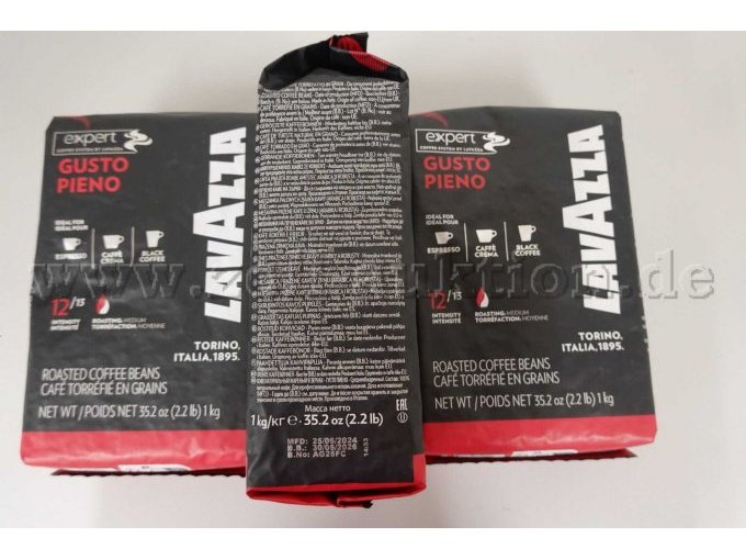 3 Beutel Kaffeebohnen Lavazza Expert Gusto Pieno á 1 kg, ovp.
MHD 05/2026 3 Beutel Kaffeebohnen Lavazza Expert Gusto Pieno á 1 kg, ovp.
MHD 05/2026