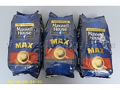 Vorderseite 3 Beutel löslicher Kaffee Maxwell