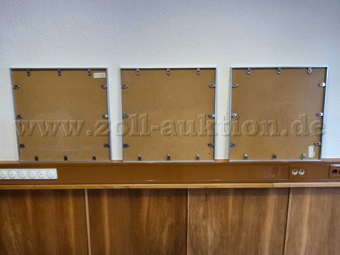 3 afbeeldingen "Progression Claire-Obscure" van Karl Gerstner, zeefdruk – foto 12 – kavel bij Zoll-Auktion, Hagen
