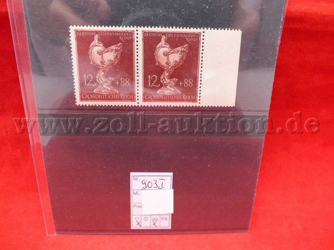 Detailaufnahme der Briefmarken
Michel Nr. 903 I