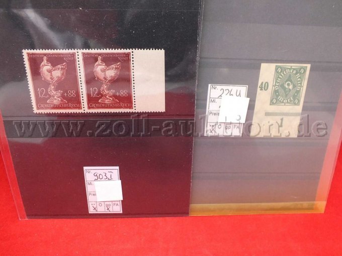 Gesamtansicht der Briefmarken
Michel Katalog Nr. 903 I