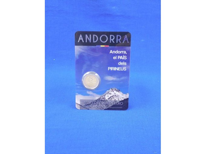Coincard Andorra mit integrierter Münze
