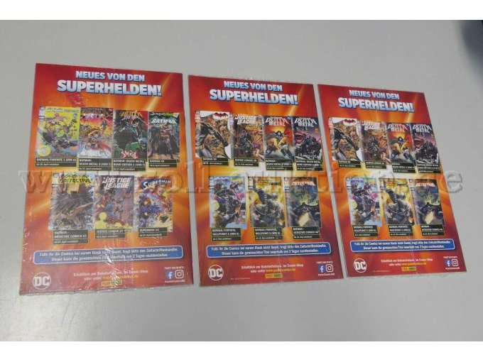 Comic Hefte "Batman Fortnite" Heft 2 und 3 aus 2021, teilweise eingeschweißt Ansicht Rückseite