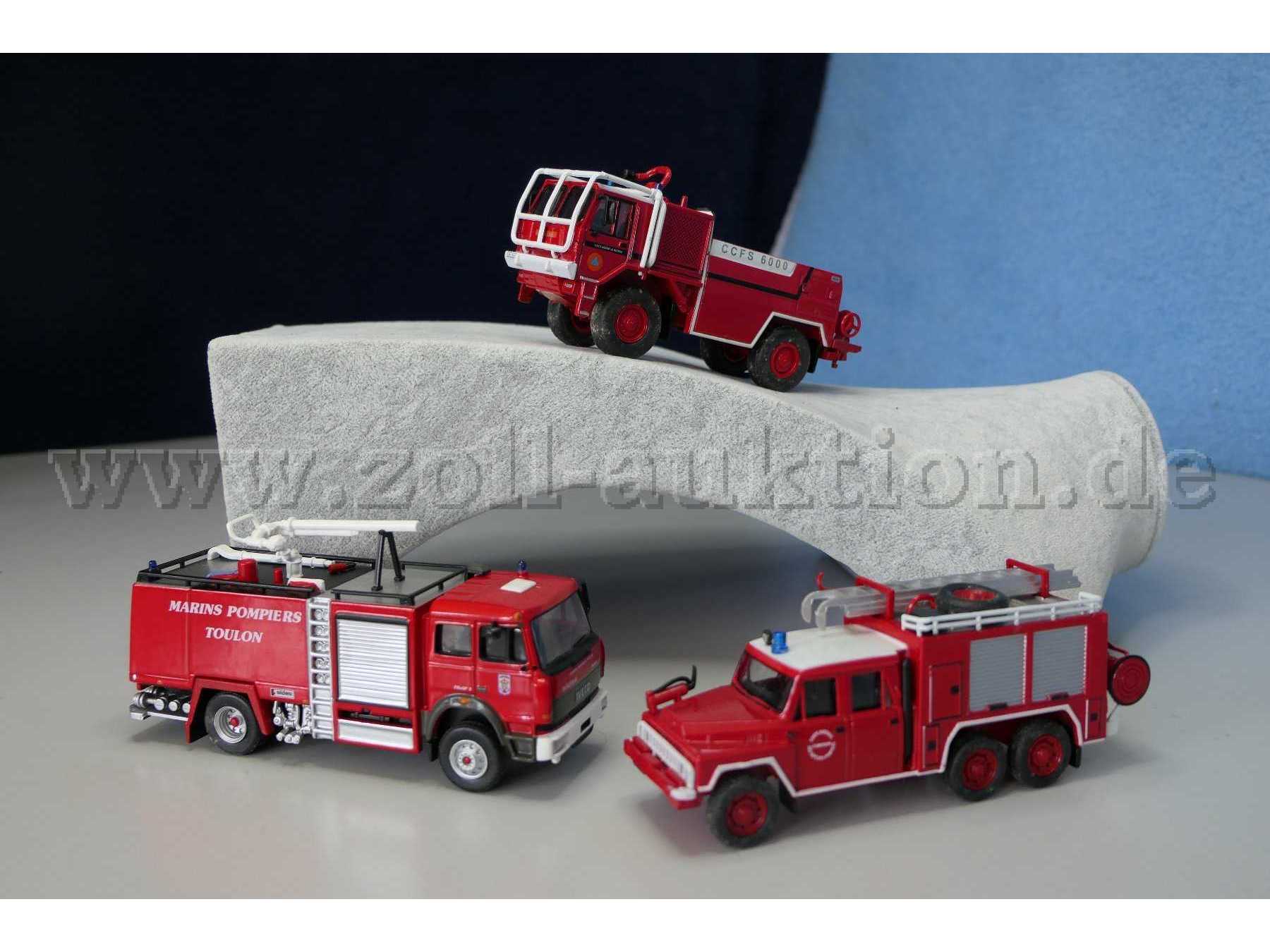 Del Prado Feuerwehrfahrzeuge, 1:64  Gesamtansicht