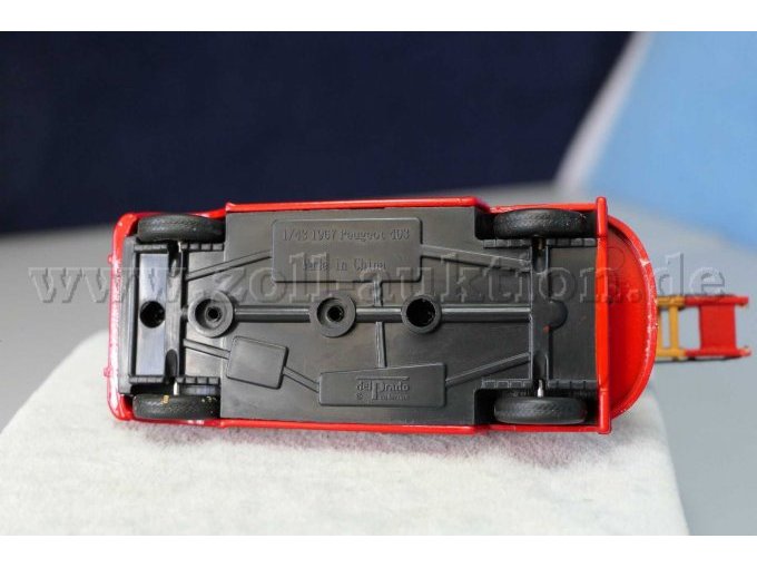 1967 Peugeot 403 Ansicht von unten