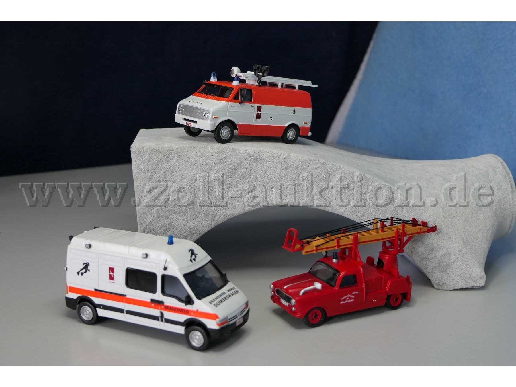 Del Prado Feuerwehrfahrzeugmodelle Gesamtansicht