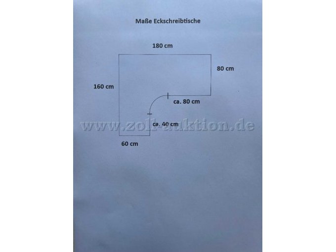Maße Eckschreibtische