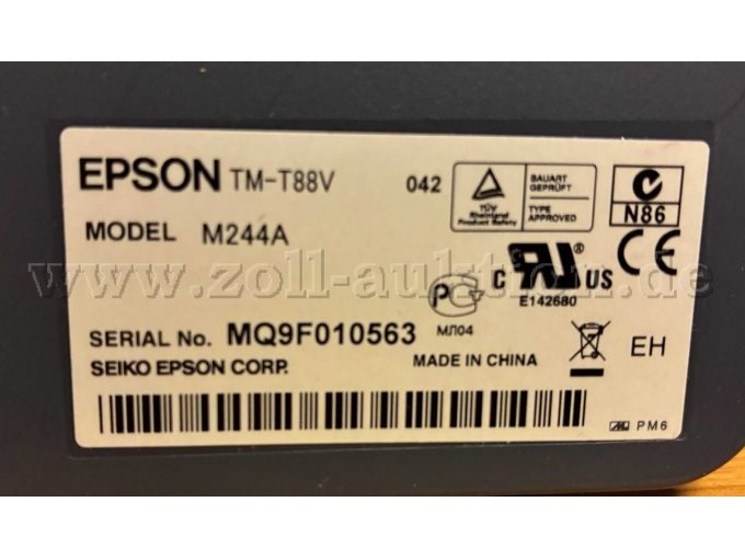 Typenschild mit CE-Kennzeichen