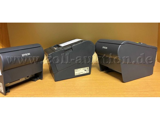 3 Thermodrucker in verschiedenen Ansichten