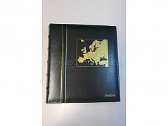 Euromünzsammlung aus Norwegen, Vatikan und Liechtenstein im Ordner Gesamtansicht von vorne