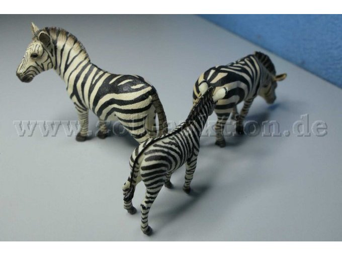Schleich Zebrafamilie Gesamtansicht von hinten
