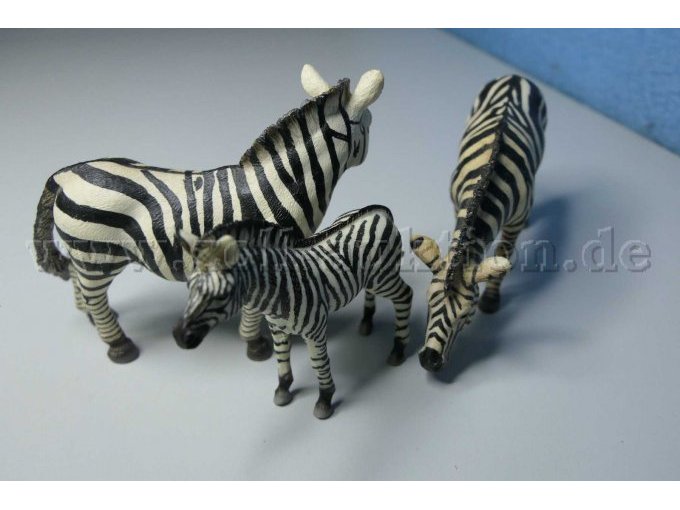 Schleich Zebrafamilie Gesamtansicht
