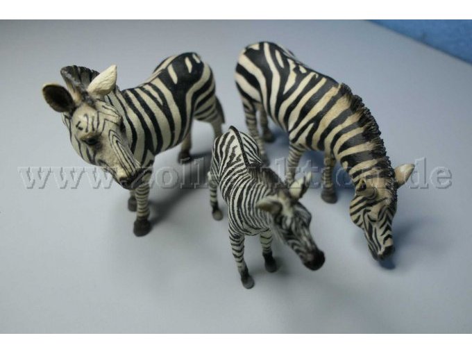 Schleich Zebrafamilie Gesamtansicht