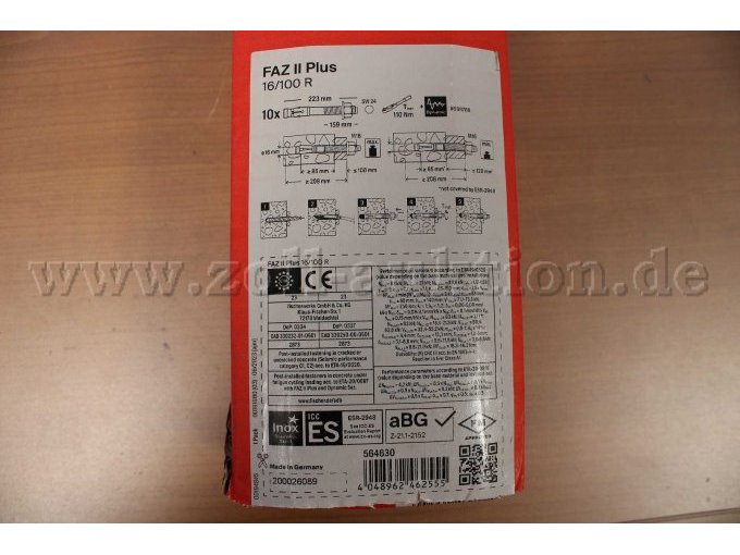 3 Fischer FAZ II Plus 16/100 R boutankers (10 stuks) – foto 2 – kavel bij Zoll-Auktion, Aachen