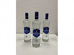 3 Flaschen Wodka Gorbaschow von vorne