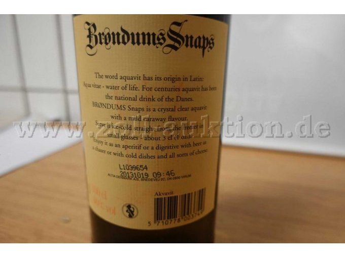 Brondrums Snaps Rcükseite
