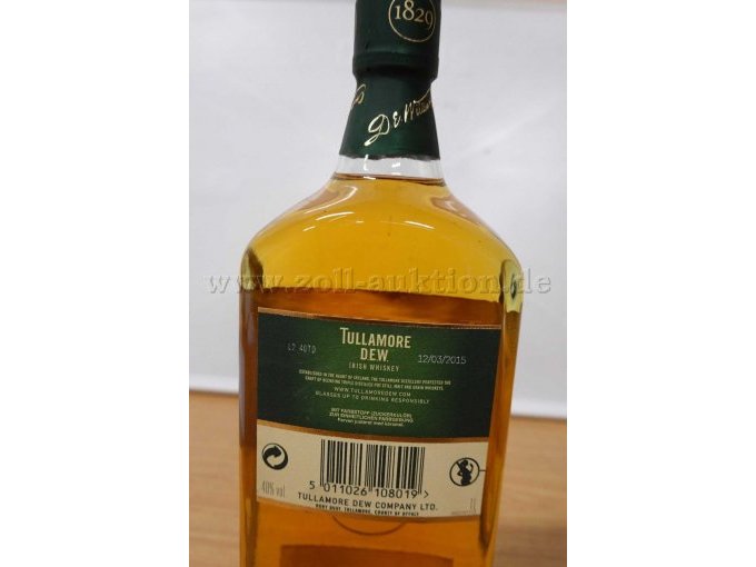 Flasche Rückansicht