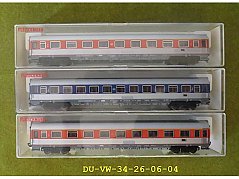 3 Fleischmann Abteilwagen