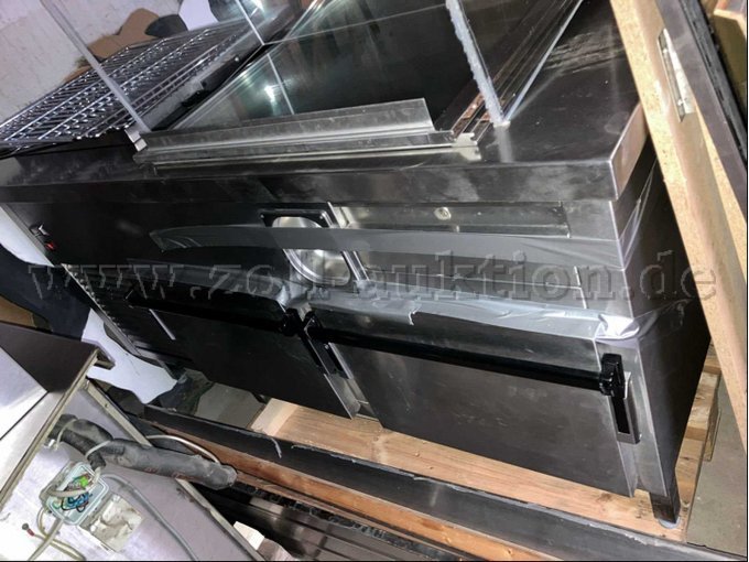 Handwaschbecken-Kühlkombination Lageransicht