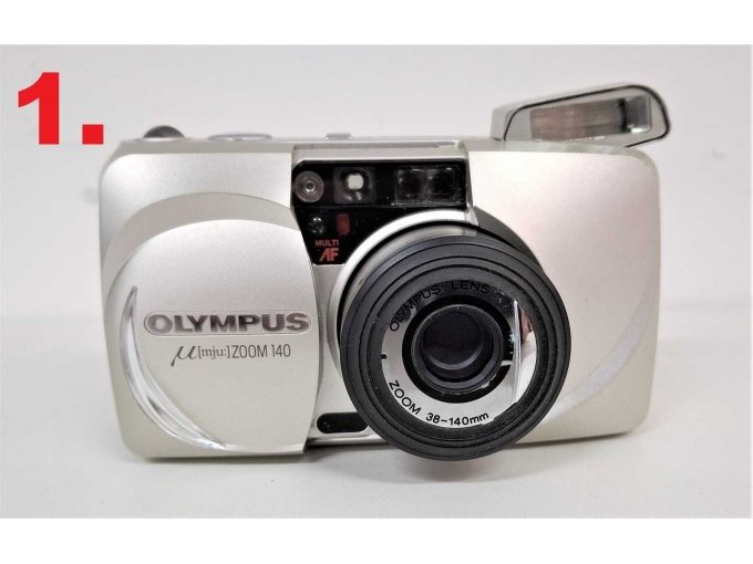 1. Olympus Mju Zoom 140, eingeschaltet