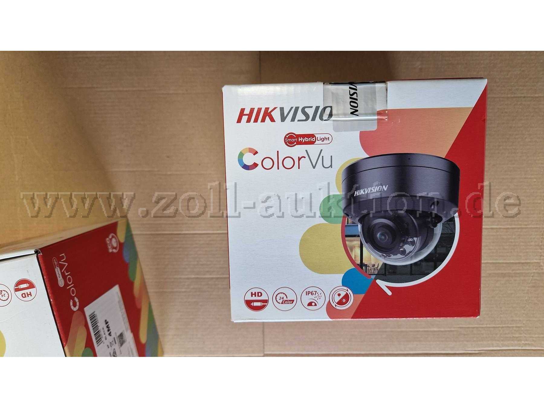 Verpackung Hikvision Camera Oberseite