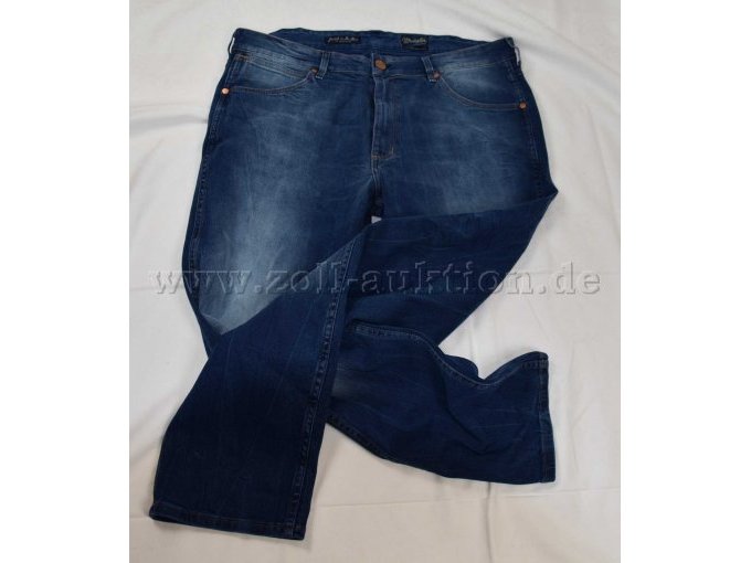 1 blaue Jeans „Wrangler“