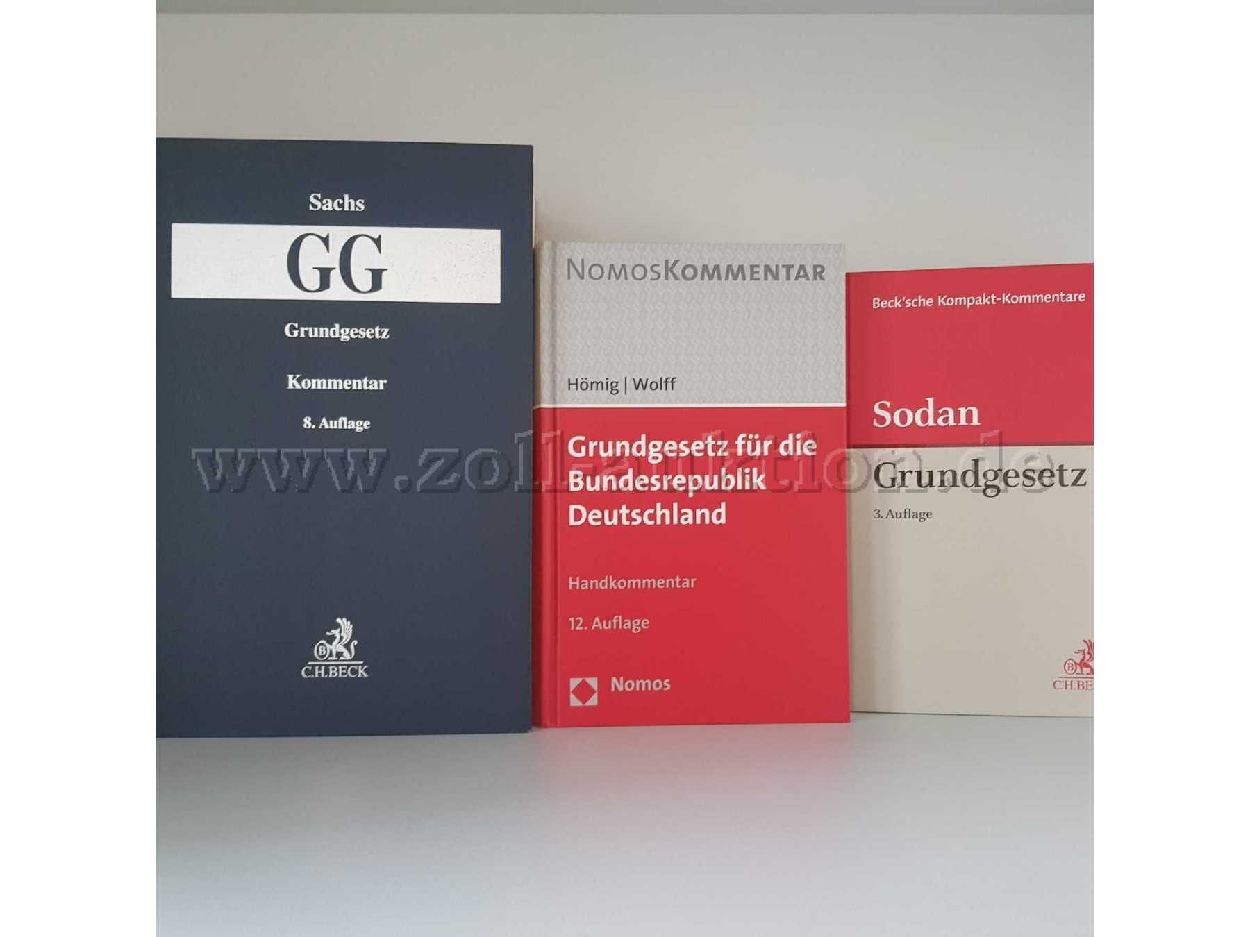 Kommentare zum Grundgesetz - Cover