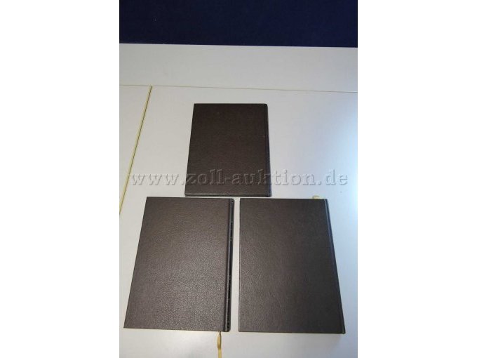 Lederbände Die Abenteuer des Asterix Band 1-3 Gesamtansicht von hinten