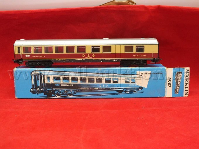 Ansicht TEE Speisewagen 4087 mit OVP