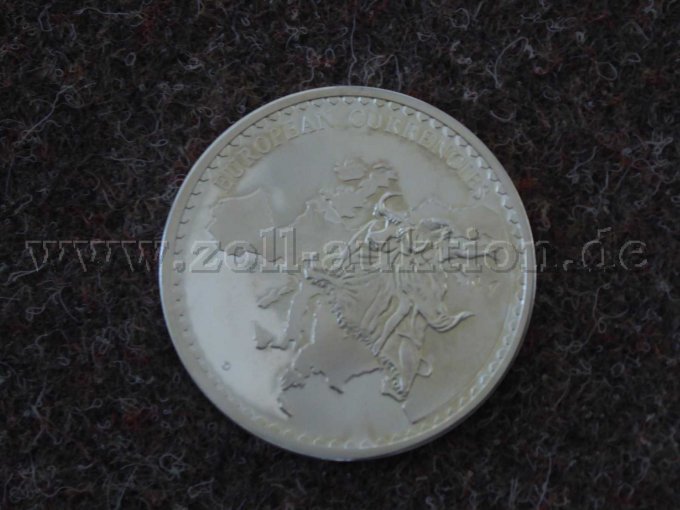 European Currencies Medaille mit Brandenburger Tor