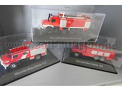2 x MB Zetros 6x6 Feuerwehr und MB Zetros 4x4 Feuerwehr , 1:87 Gesamtansicht