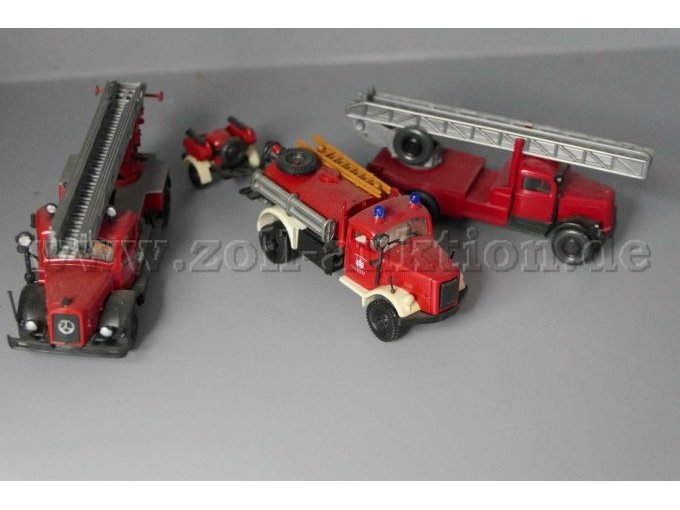 Modellfahrzeuge Feuerwehr Leiterwagen, 1:87 Gesamtansicht Modellfahrzeuge Feuerwehr Leiterwagen, 1:87 Gesamtansicht