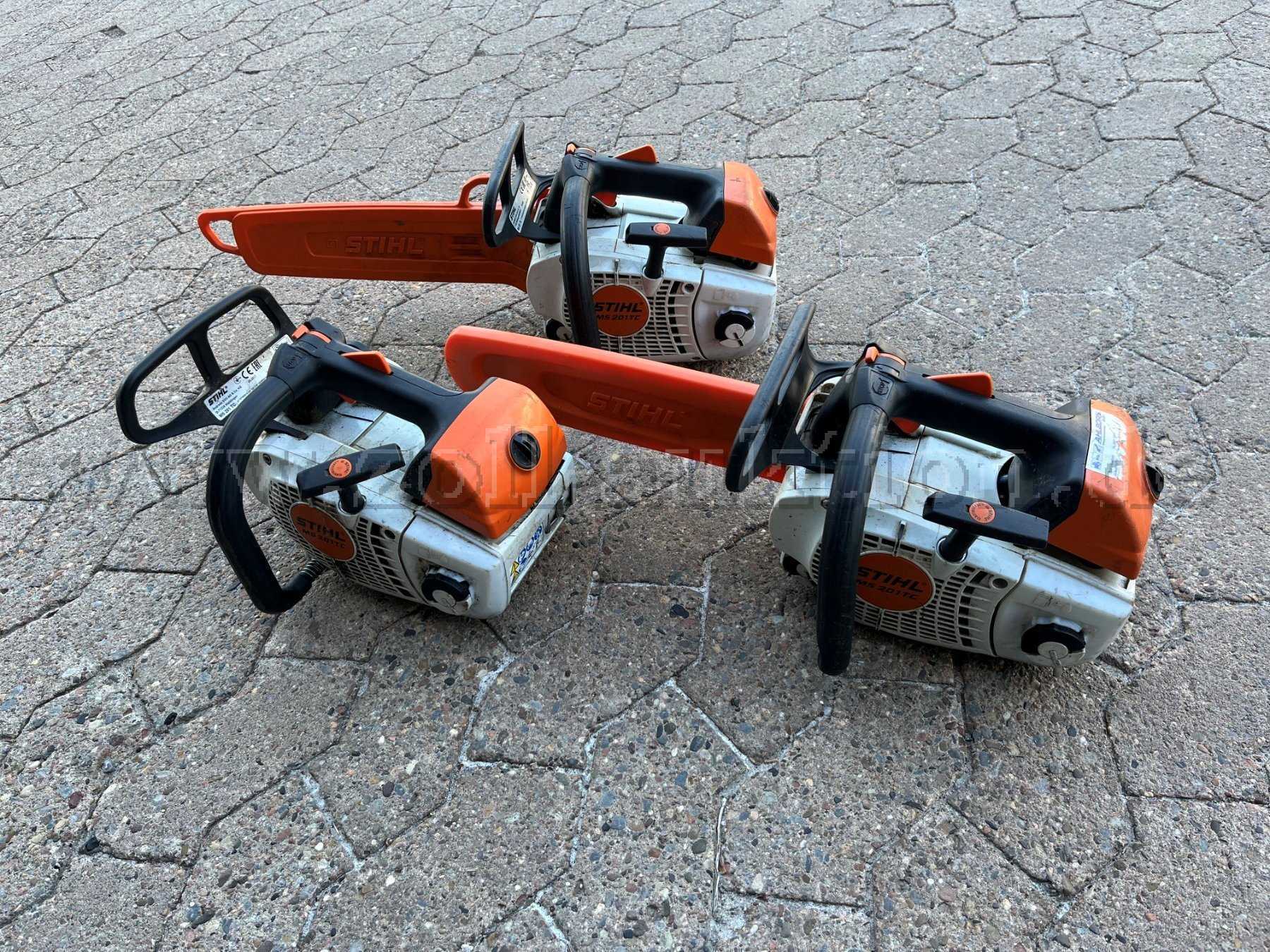 Ersatzteilspender: 3x Motorsägen, Stihl