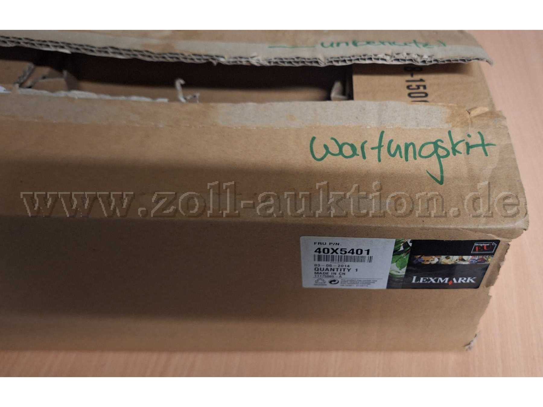 Original Lexmark 40X5401 Wartungskit,Karton geöffnet