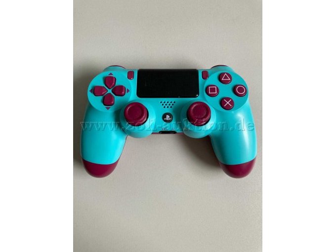 2. Wireless DualShock 4 Controller Berry Blue (Vorderseite)