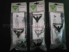 Ansicht der 3 PROCOM MU 1-BZsAntennenstrahler