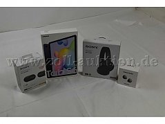 3 Paar Kopfhörer und 1 Tablet