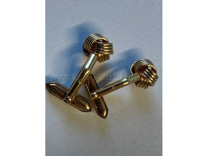 Manschettenknöpfe in Knotenform