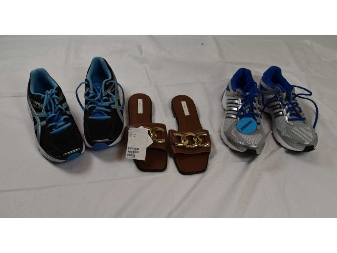 3 Paar Schuhe der Marken „Adidas“, „asics“ und "H&M"	 Gr. 39-41,5